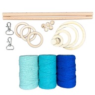 Macrama Kit Cotton String 180M Accessories Macrama Kit Cotton String 180M Accessories