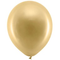Kovové ZLATÉ BALÓNY latexové 9 palcov x100 Kovové ZLATÉ BALÓNY latexové 9 palcov x100