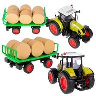 VEĽKÝ TRAKTOR PRÍVES NA SENO + 6 balíkov PRE DETSKÝ TRAKTOR VEĽKÝ TRAKTOR PRÍVES NA SENO + 6 balíkov PRE DETSKÝ TRAKTOR