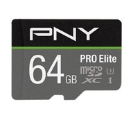 PNY PRO Elite microSD karta 64GB 100/60 MB/s U3 A1 PNY PRO Elite microSD karta 64GB 100/60 MB/s U3 A1