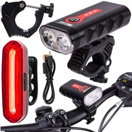 CYKLISTICKÁ LAMPA PREDNÁ + ZADNÁ LED 360 stupňov VODEODOLNÁ CYKLISTICKÁ LAMPA PREDNÁ + ZADNÁ LED 360 stupňov VODEODOLNÁ