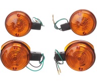 MZ ETZ 150 250 SIMSON S51 S50 Smerovky Okrúhle Smerovky Predné Zadné 4X MZ ETZ 150 250 SIMSON S51 S50 Smerovky Okrúhle Smerovky Predné Zadné 4X