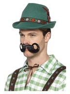 BAVORSKÝ KLOBÚK, ZELENÉ pierko, VÝŠIVKY OKTOBERFEST BAVORSKÝ KLOBÚK, ZELENÉ pierko, VÝŠIVKY OKTOBERFEST