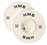 HMS závažia na olympijskú činku, pogumovaná činka 2x0,5 kg HMS závažia na olympijskú činku, pogumovaná činka 2x0,5 kg
