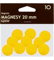 Magnetické popisovače na nástenné mapy, žlté, 10 kusov Magnetické popisovače na nástenné mapy, žlté, 10 kusov