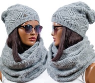 POLISH Set BEANIE ČIAPKA + COVER šál FARBY POLISH Set BEANIE ČIAPKA + COVER šál FARBY