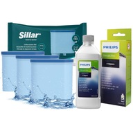 Odvápňovač 250 ml Philips CA6700 + 3x VODNÝ FILTER Odvápňovač 250 ml Philips CA6700 + 3x VODNÝ FILTER