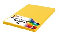 Technický papier A4 140g slnečno žltý 2 50 listov