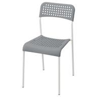 IKEA ADDE Stolička sivobiela