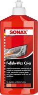 SONAX NANO červený farbiaci vosk 500ml