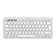 Bezdrôtová klávesnica Logitech Pebble Keys 2 K380s, biela