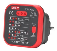 Tester zásuviek 230V RCD Uni-T UT07B-EU Tester zásuviek 230V RCD Uni-T UT07B-EU