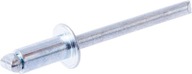 Slepý nit oceľ/oceľ plochá hlava 5x10mm /100 Slepý nit oceľ/oceľ plochá hlava 5x10mm /100