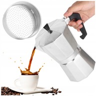 MOKA CAFETIER KÁVOVAR 6 KÁV 300ml ALU MOKA CAFETIER KÁVOVAR 6 KÁV 300ml ALU