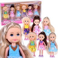 Rozkošné mini bábiky na hranie. Bábika 12 cm, 6 ks. ZA4755