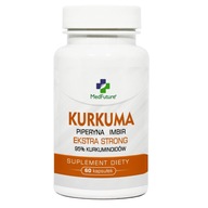 Kurkuma piperínový zázvorový extrakt 95% kurkuminoidov
