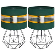 2 LAMPY ČIERNE NOČNÉ LAMPY MODERNÉ E27 LED STOLNÉ LAMPY SET 2 LAMPY ČIERNE NOČNÉ LAMPY MODERNÉ E27 LED STOLNÉ LAMPY SET
