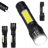 LED TAKTICKÁ BATERKA COB ZOOM XML T6 USB AKU USB LED TAKTICKÁ BATERKA COB ZOOM XML T6 USB AKU USB