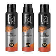Fa MEN Red 72h Antiperspirant v spreji 150ml x3 Fa MEN Red 72h Antiperspirant v spreji 150ml x3