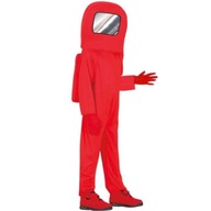 MEDZI NÁMI Amogus Kostým astronaut červený, 7-9 rokov MEDZI NÁMI Amogus Kostým astronaut červený, 7-9 rokov