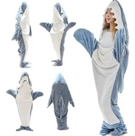 SHARK DEKA SHARK Pyžamový spacák Kostým Modrá VEĽKOSŤ XL SHARK DEKA SHARK Pyžamový spacák Kostým Modrá VEĽKOSŤ XL