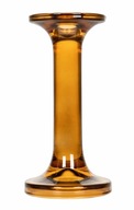 JANTAROVÝ SVIEC, sklenený svietnik, výška 18cm JANTAROVÝ SVIEC, sklenený svietnik, výška 18cm