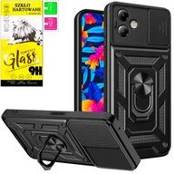 Armored RING Case pre Motorola Moto G54 / G54 POWER EDITION 5G + GLASS