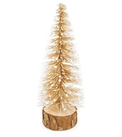 Umelý vianočný stromček s trblietkami 15 cm FARBY