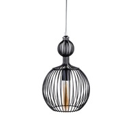 MODERNÁ LED E27 ČIERNA STROPNÁ ZÁVISNÁ LAMPA MODERNÁ LED E27 ČIERNA STROPNÁ ZÁVISNÁ LAMPA