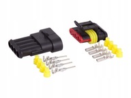 SUPERSEAL 4 PIN hermetický konektor kocka 5 KS SUPERSEAL 4 PIN hermetický konektor kocka 5 KS