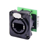 NEUTRIK NE8FDP-B RJ45 Ethercon panelová zásuvka c NEUTRIK NE8FDP-B RJ45 Ethercon panelová zásuvka c