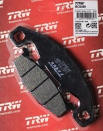 ZADNÉ BRZDOVÉ DESTIČKY TRW LUCAS KAWASAKI GPX600 R 88-99 ZADNÉ BRZDOVÉ DESTIČKY TRW LUCAS KAWASAKI GPX600 R 88-99