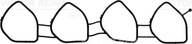 REINZ 71-54207-00 Tesnenie sacieho potrubia