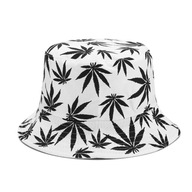 A11 rybársky KLOBÚK Vedro KLOBÚK - MARIHUANA listy