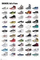 Plagát na stenu Sneakers Hall Of Fame 61x91,5 cm Plagát na stenu Sneakers Hall Of Fame 61x91,5 cm