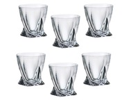 6 krištáľových pohárov 340 ml QUADRO BOHEMIA