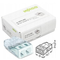 WAGO RÝCHLO KONEKTOR DVOJITÝ KONEKTOR pre boxy 2x0,5-2,5mm² 50 kusov WAGO RÝCHLO KONEKTOR DVOJITÝ KONEKTOR pre boxy 2x0,5-2,5mm² 50 kusov