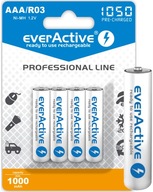 4 BATÉRIE R03/AAA R3 LR03 LR3 1050 mAh NiMH everActive BATTERY 4 BATÉRIE R03/AAA R3 LR03 LR3 1050 mAh NiMH everActive BATTERY