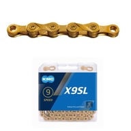 KMC Chain X9 114 článkov zlatý BOX KMC Chain X9 114 článkov zlatý BOX