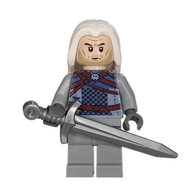 LEGO Vlastná figúrka Zaklínač Geralt Zaklínačský meč