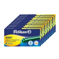 Dlhé zelené náplne do plniaceho pera PELIKAN 50 ks Dlhé zelené náplne do plniaceho pera PELIKAN 50 ks