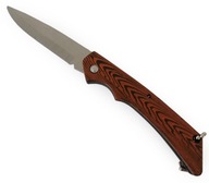Vreckový nôž rybársky bočný nôž 16,2 cm drevený