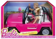 Barbie plážový džíp + Ken CJD 12 Mattel