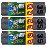 Jan Niezbędny magnum flex vrecia na odpadky 3x 35L Jan Niezbędny magnum flex vrecia na odpadky 3x 35L