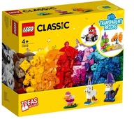 LEGO CLASSIC - Kreatívne priehľadné kocky 11013