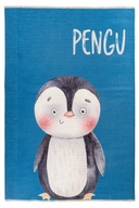 PENGUIN - Detský koberec Blue Greta 115x17