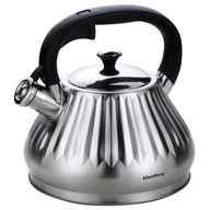 OCEĽOVÁ kanvica s píšťalkou 3,0L KLAUSBERG KB-7477 OCEĽOVÁ kanvica s píšťalkou 3,0L KLAUSBERG KB-7477