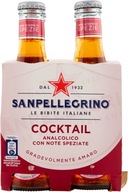 San Pellegrino Cocktail 4x200ml sklenená fľaša