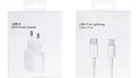RÝCHLA SIEŤOVÁ NABÍJAČKA PRE IPHONE USB-C 20W + USB C KÁBEL - BLESK RÝCHLA SIEŤOVÁ NABÍJAČKA PRE IPHONE USB-C 20W + USB C KÁBEL - BLESK