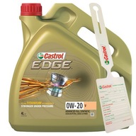 Castrol Edge 0W-20 V 4L motorový olej + prívesok